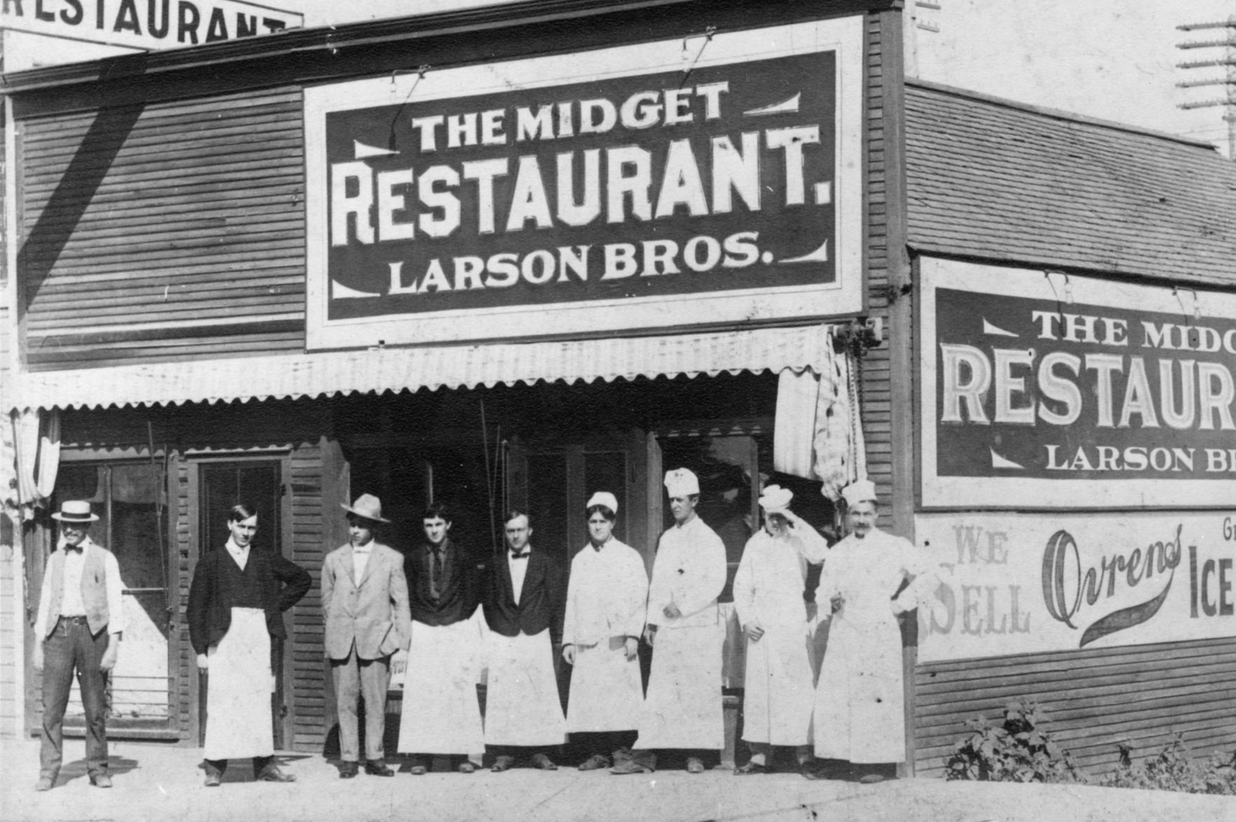 The Midget Restaurant, circa 1903